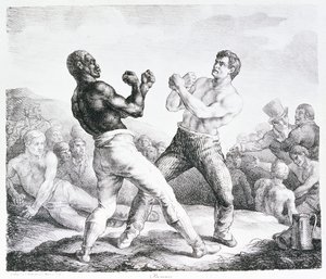 De Boksers door Theodore Gericault